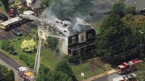 7 displaced after large fire at building in Collegeville: officials