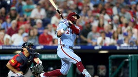 Kyle Schwarber makes MLB history, clubbing 4 home runs in Phillies rout of Braves