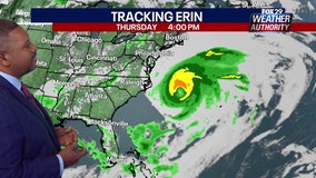 Hurricane Erin to bring dangerous rip currents, high surf to Jersey shore, Delaware beaches