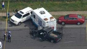 2 critically injured in high-speed, multi-vehicle crash in Philadelphia