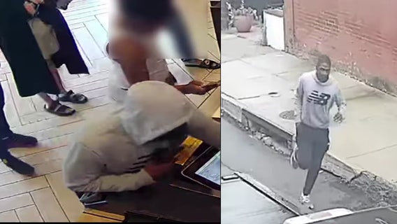 Video: Police searching for suspect in gunpoint robbery of North Philadelphia McDonald's