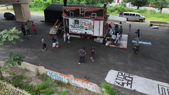 Mobile community center in Nicetown provides youth with fun, positive environment