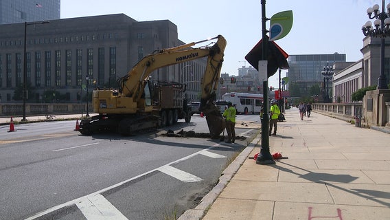 Emergency bridge work causes traffic disruptions in Center City