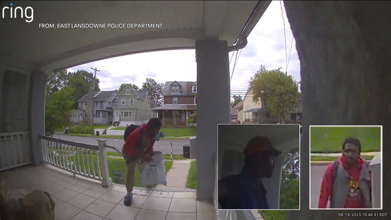 Porch pirate sought for targeting same home in Delaware County