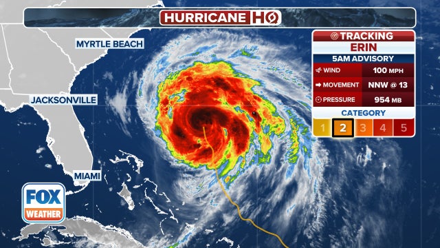 Hurricane Erin tracker: How storm will impact New Jersey, Delaware beaches