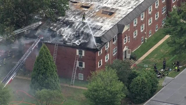 Many residents displaced after large fire at Hatfield Village Apartments