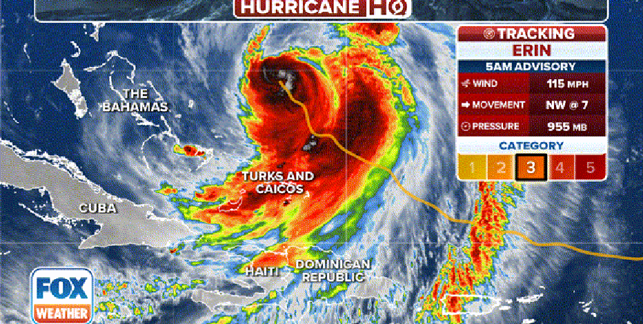 Hurricane Erin tracker: When and how storm will impact New Jersey, Delaware beaches