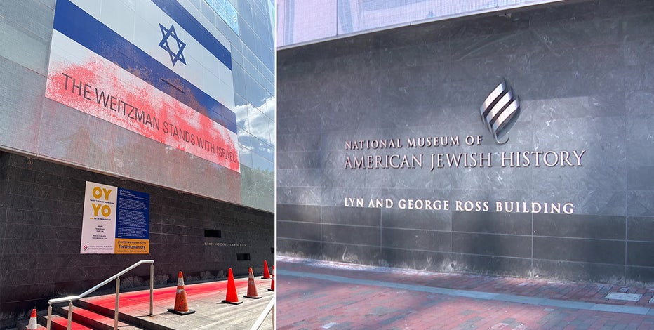 Graffiti spray painted on Museum of American Jewish History in Philadelphia: police