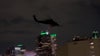 Why were military helicopters flying over Philadelphia on Thursday night?