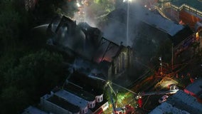 2-alarm fire destroys former church in West Philadelphia