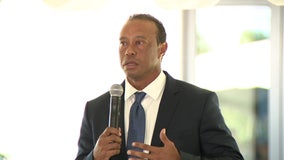Tiger Woods attends ribbon-cutting ceremony for TGR Learning Lab at Cobbs Creek Golf Course
