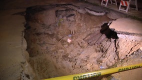 Residents fed up with huge hole in Philly's Overbrook neighborhood