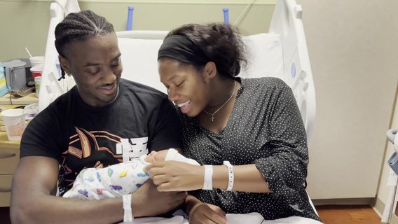 New addition to FOX 29 family makes surprise entrance during Eagles game
