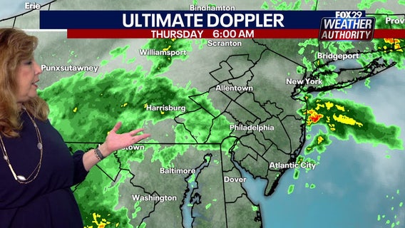 Philadelphia weather: Rainy Thursday ahead with thunderstorms, flash flooding possible