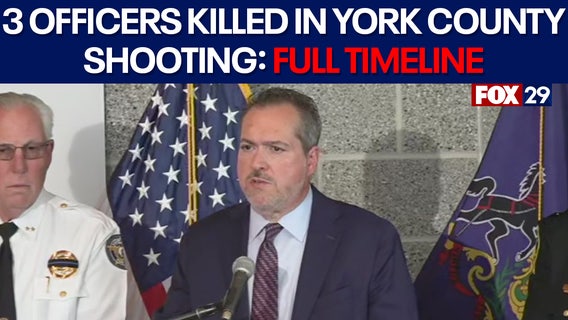York County shooting timeline: 3 officers killed, 2 critical