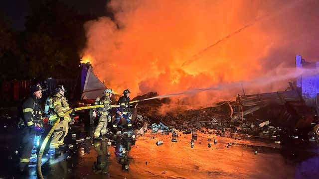 2-alarm Gloucester City warehouse fire shuts down Route 130