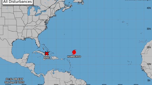 Fujiwhara Effect: Hurricane Humberto and soon-to-be Imelda's impact on East Coast
