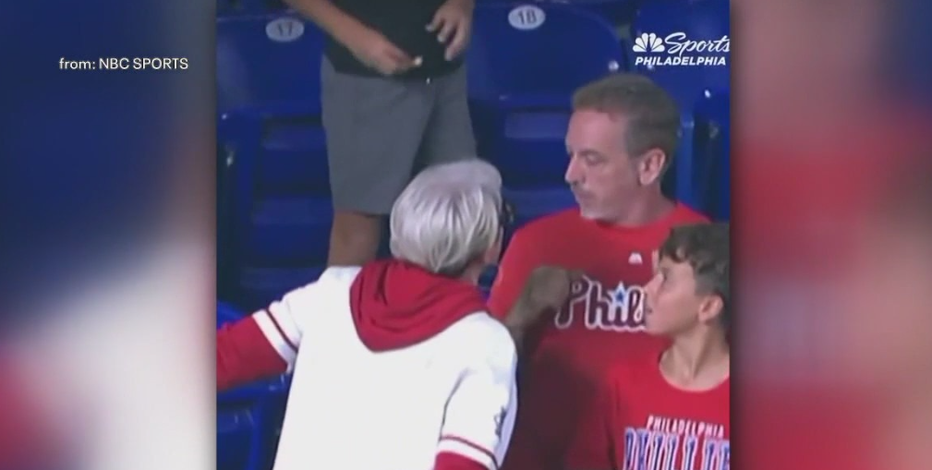 Sports card company offers 'Phillies Karen' $5,000 for home run ball, but there's a catch