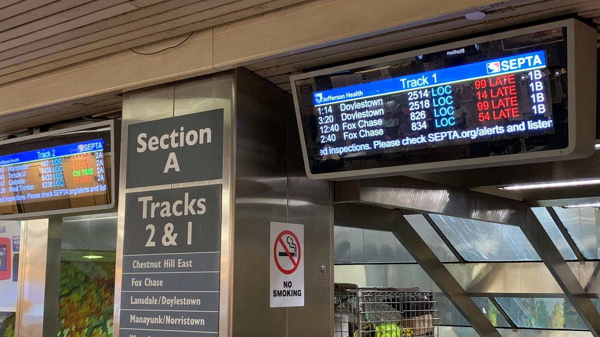 SEPTA Regional Rail trains suspended due to signal power issues: officials