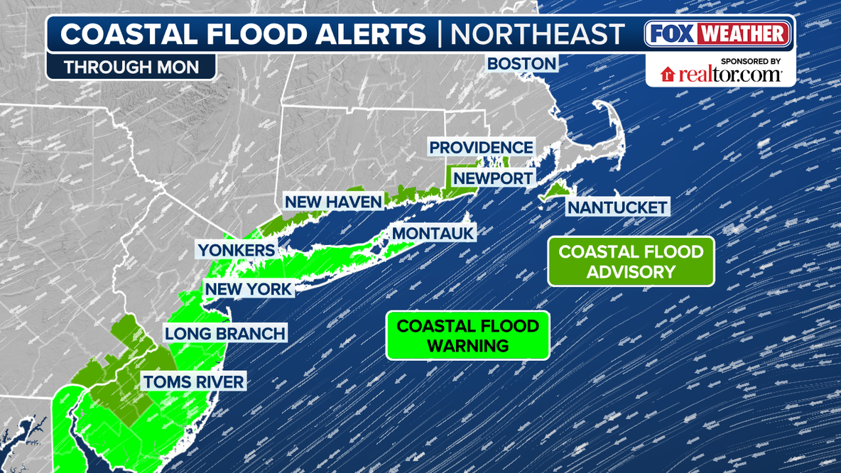 Nor'easter continues: Coastal flooding, wind, rain in Philadelphia area, New Jersey shores