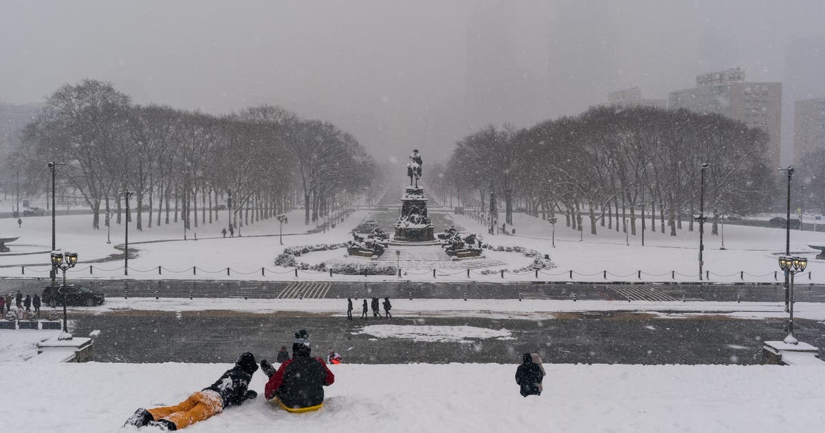 How much snow fell on Sunday? Totals for Philadelphia, New Jersey, Delaware so far