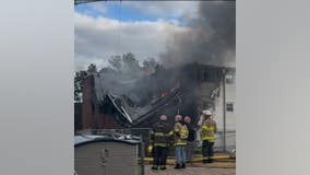 2-story home partially collapses after large fire in Northeast Philly: officials