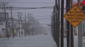 Flooding and rough surf close roads, beaches in Jersey Shore counties
