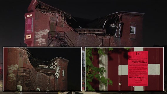 Partial church collapse in Philadelphia leaves neighbors displaced