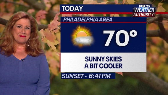 Philadelphia weather: Sunny, warm fall weekend on tap for Philly
