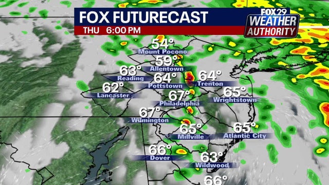 Philadelphia weather: Rainy Thursday will clear up in time for windy Halloween