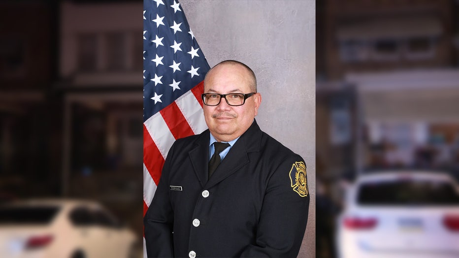 Antonio Rodriguez' Philadelphia Fire Department portrait.