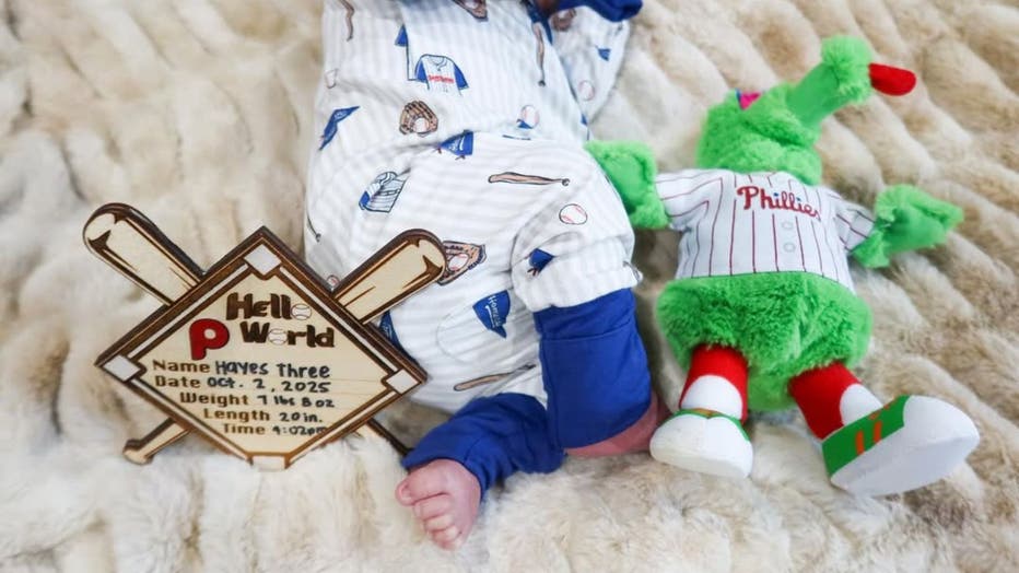 Bryce Harper, wife Kayla welcome 4th child days before Phillies
