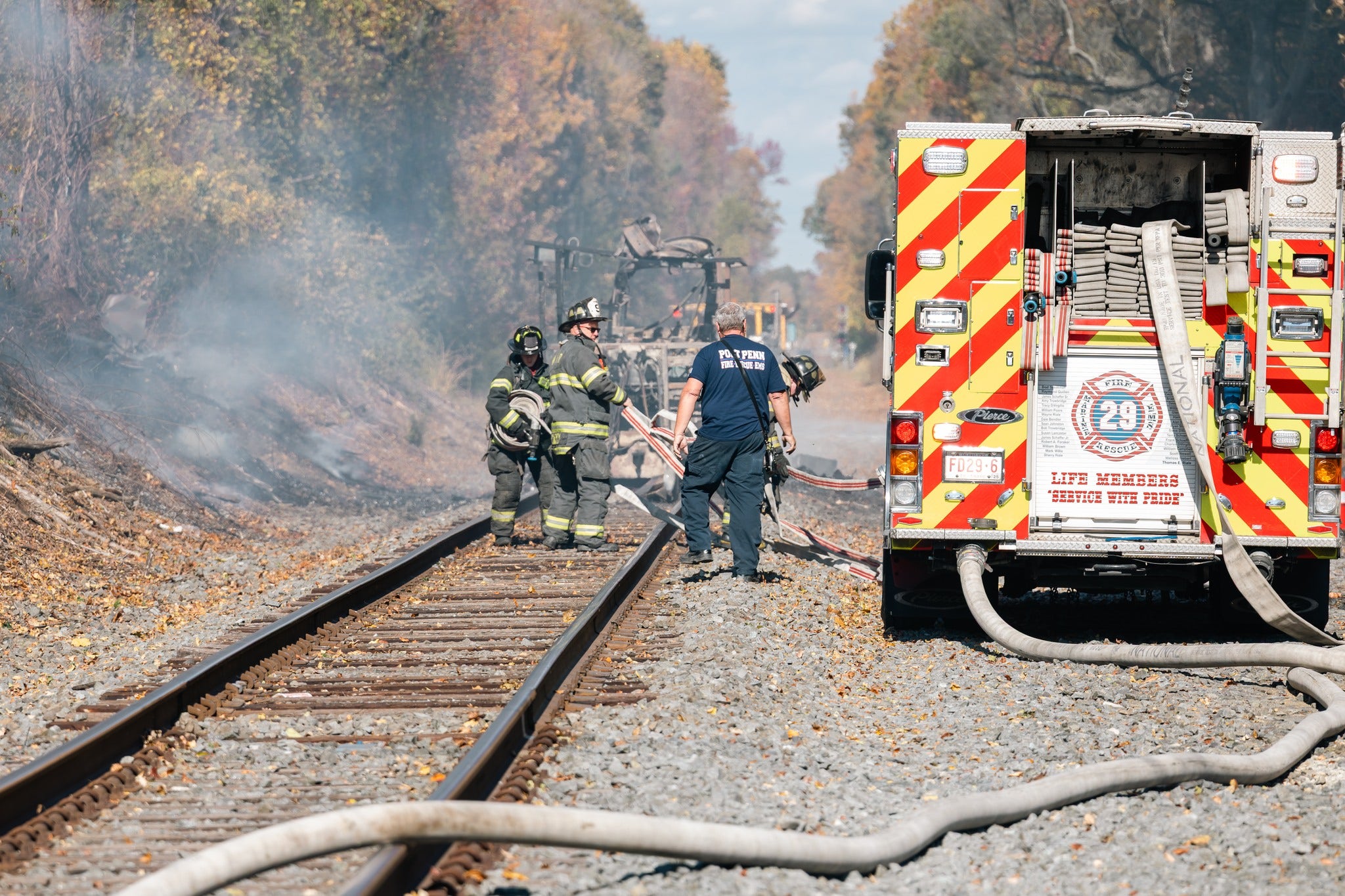 Delaware explosion damaged railroad equipment, no injuries reported