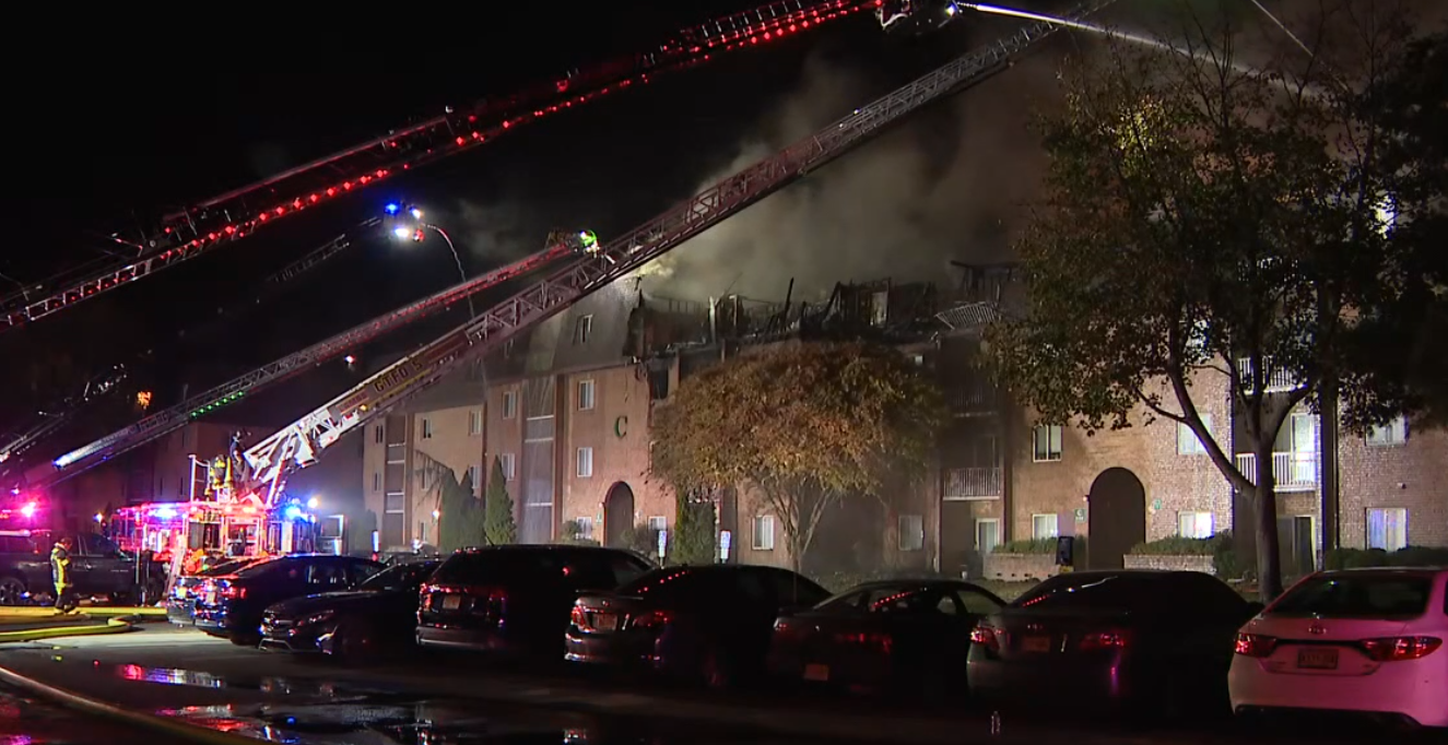 100+ people without a home after massive fire tears through Blackwood apartment complex