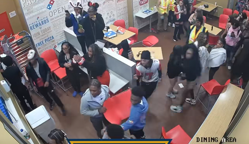 NJ Domino's Pizza brawl: Glassboro Police search for 2 suspects, chair thrown at officer