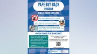 Turn in your vape, receive $100 reward: Free program in Montgomery County to help teens quit vaping