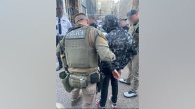 Suspect captured after 7-year-old shot while riding in mom's car in Philly