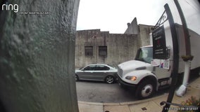 South Philly residents fed up after box truck damages cars on narrow street