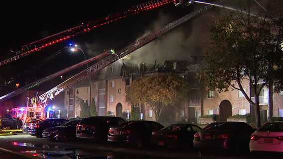 100+ people without a home after massive fire tears through Blackwood apartment complex