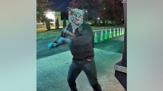 Suspect wearing wolf mask arrested for robbery in Woodbury: police