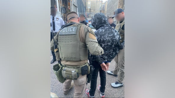 Suspect captured after 7-year-old shot while riding in mom's car in Philly