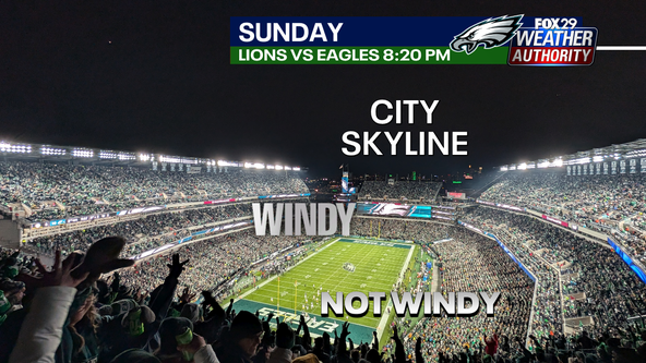 Could the wind decide tonight’s Eagles game against the Lions?