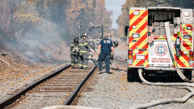 Delaware explosion damaged railroad equipment, no injuries reported