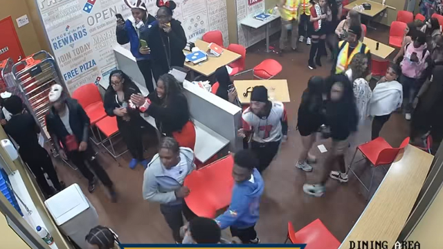 NJ Domino's Pizza brawl: Glassboro Police search for 2 suspects, chair thrown at officer