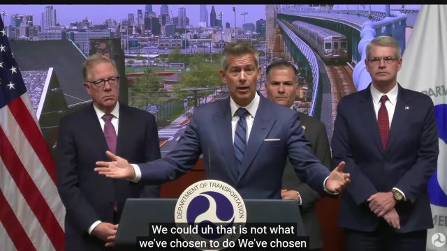 U.S. Transportation Secretary Sean Duffy calls out SEPTA issues in press conference
