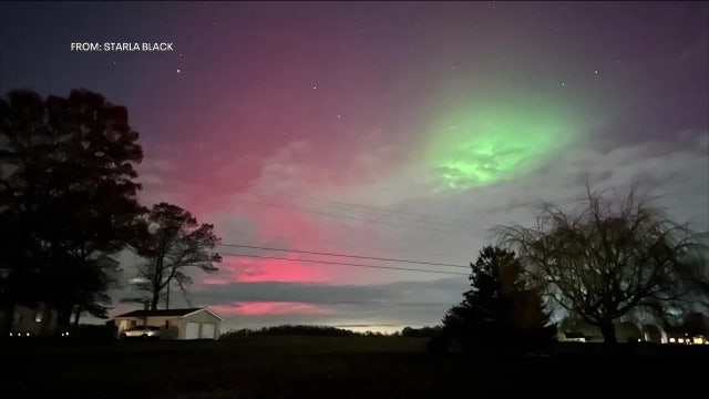 Northern lights visible in Philadelphia suburbs overnight Tuesday