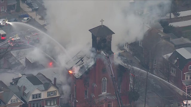 3-alarm fire destroys vacant church in Pottstown