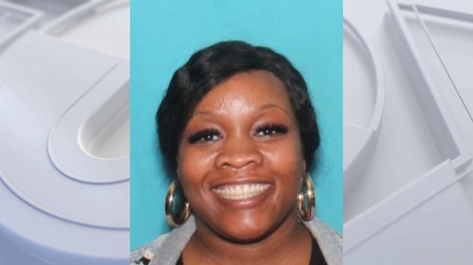 A woman's DMV photo.