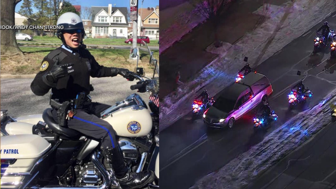 Officer Andy Chan funeral: Mourners gather in Philadelphia for funeral service