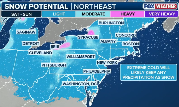 Arctic blast returns as weekend snow threat grows in Philadelphia and New Jersey